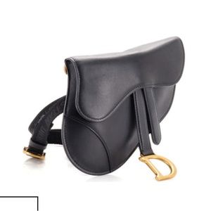 Christian Dior Saddle Belt Bag Leather